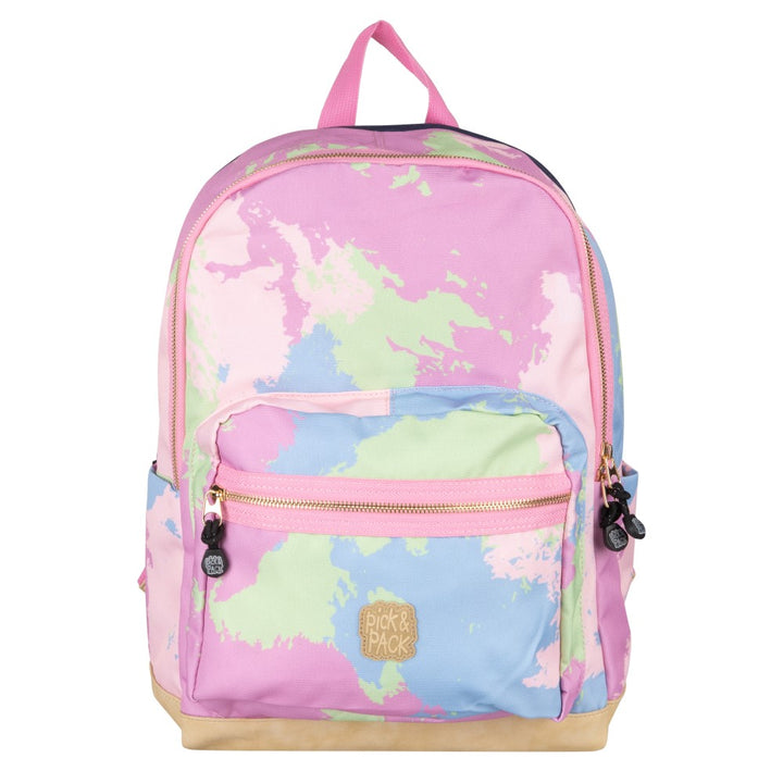 pick & pack Faded Camo Backpack L Pastel