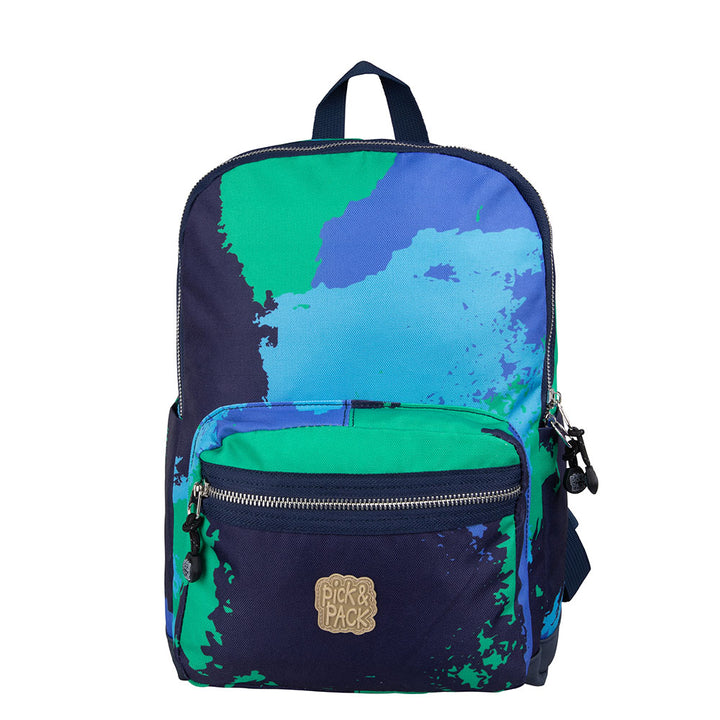 pick & pack Faded Camo Backpack M Blue