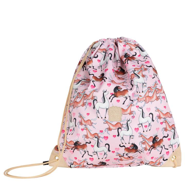 pick & pack Magic Horses Gymbag Pink