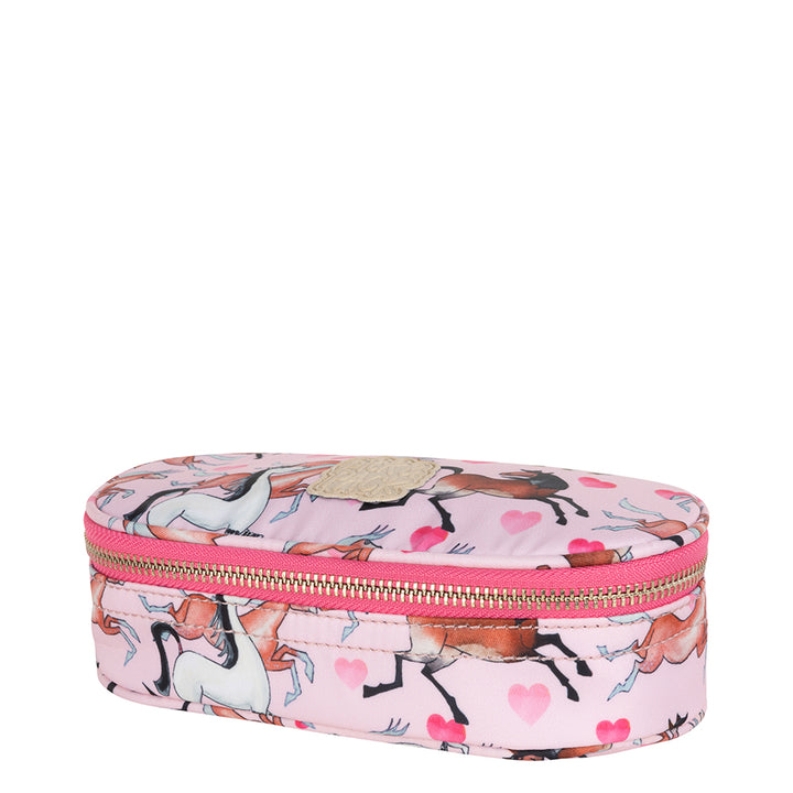 pick & pack Magic Horses Pencil Case Pink
