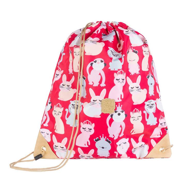 pick & pack Sweet Animal Gymbag Rosa