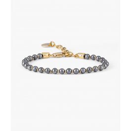 pig & hen Brontide 4 mm Pearl | Dames armband | Pig & Hen Gray Pearl