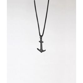 pig & hen Anchor Necklace Zwart