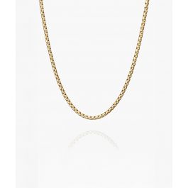 pig & hen Boxchain Necklace Goudkleurig