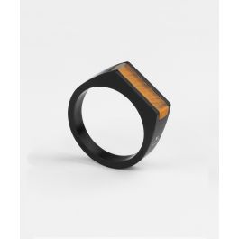 pig & hen Signet Ring 7mm - Pig & Hen Tiger Eye