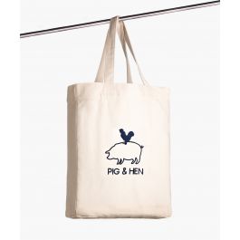 pig & hen Tote Bag Off White