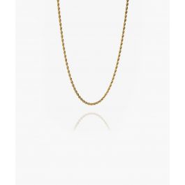 pig & hen Twisted Necklace Goudkleurig