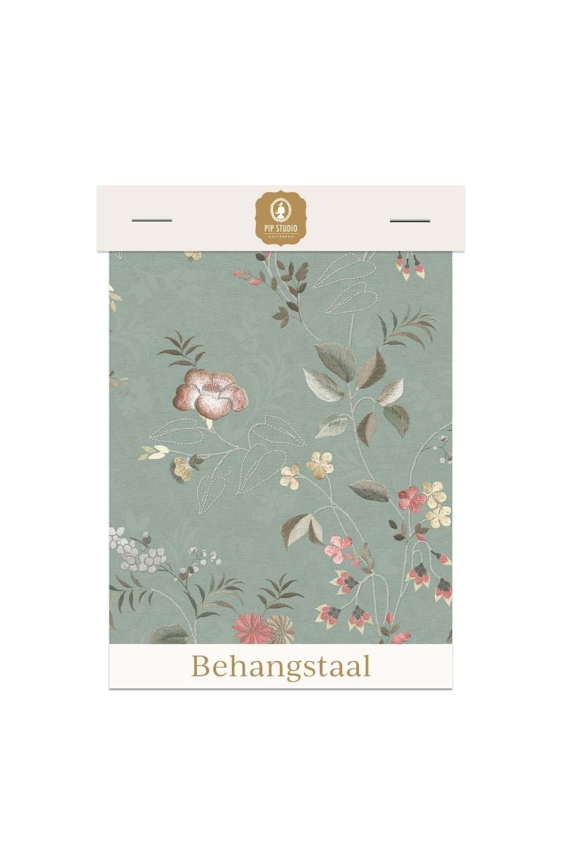 pip studio Behangstaal Tokyo Blossom Jade Groen Groen