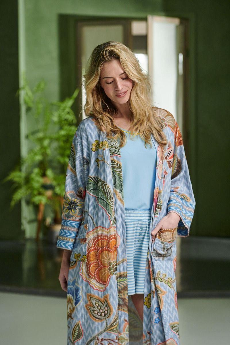 Pip Studio Bobi Korte Broek Little Sumo Stripe Blauw Zand