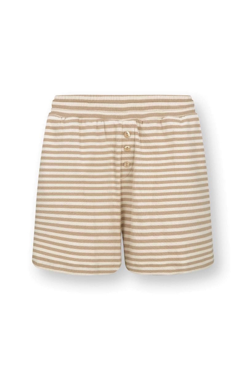 pip studio Bobi Korte Broek Little Sumo Stripe Zand Zand