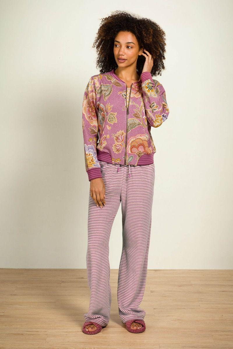 Pip Studio Britta Lange Broek Little Sumo Stripe Lila Blauw