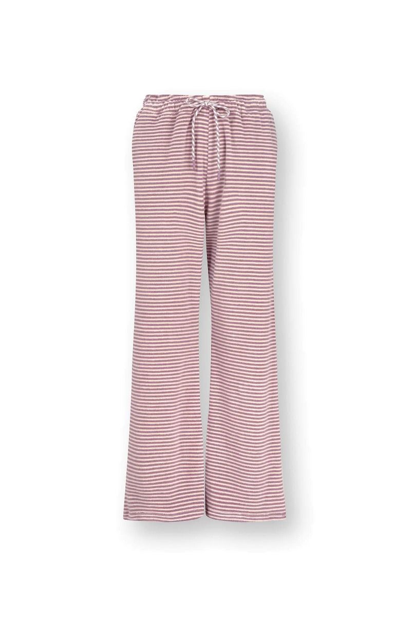 pip studio Britta Lange Broek Little Sumo Stripe Lila Blauw