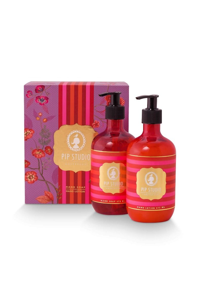 pip studio Cadeauset Handzeep & Handlotion Jasmijn Thee Bladeren 475ml