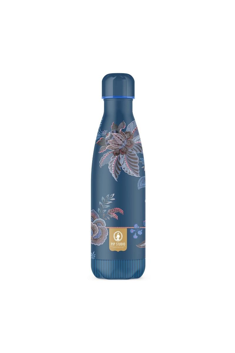 pip studio Cece Fiore Thermosfles Donkerblauw 500ml Rood
