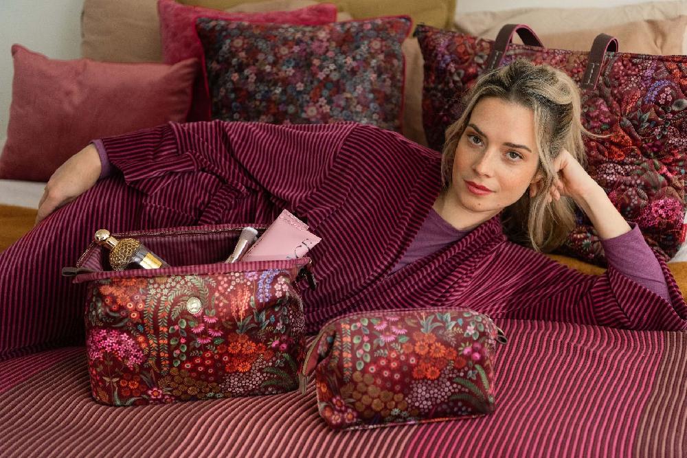 Pip Studio Cooper Toilettas Extra Groot Querida Rood