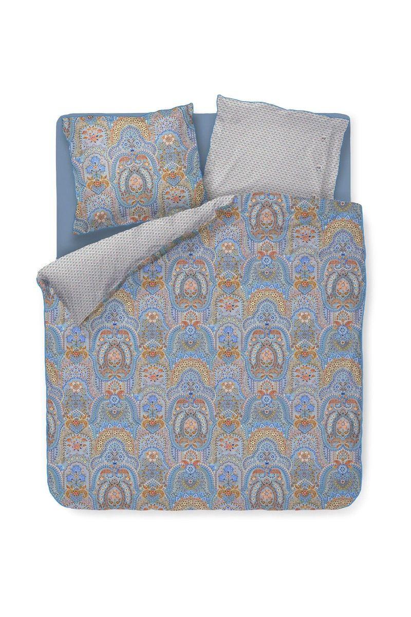 pip studio Dekbedovertrekset Jabali Flower Blauw Blauw