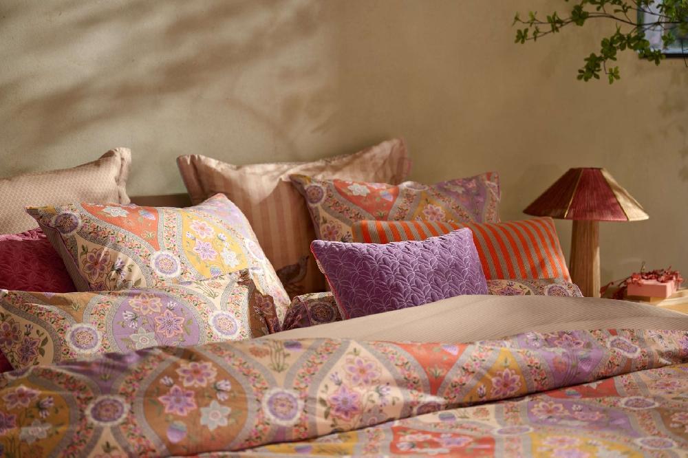 Pip Studio Dekbedovertrekset Ornamento Ramo Multi Wit