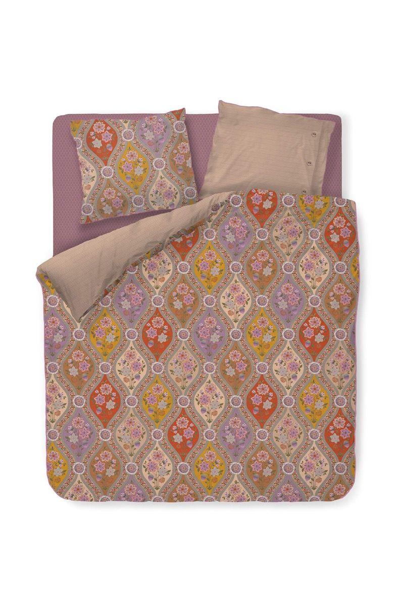 pip studio Dekbedovertrekset Ornamento Ramo Multi Wit