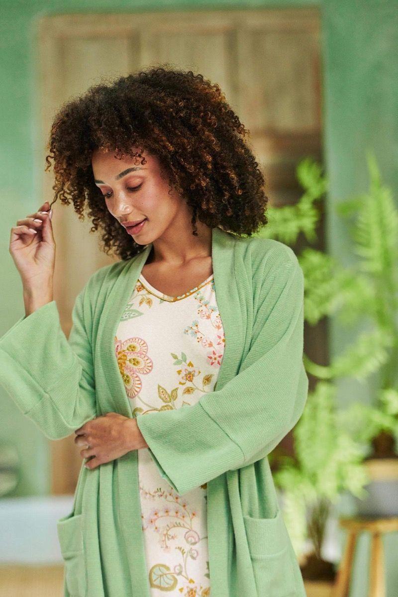 Pip Studio Djoy Nachthemd Korte Mouw Buenas Noches Wit