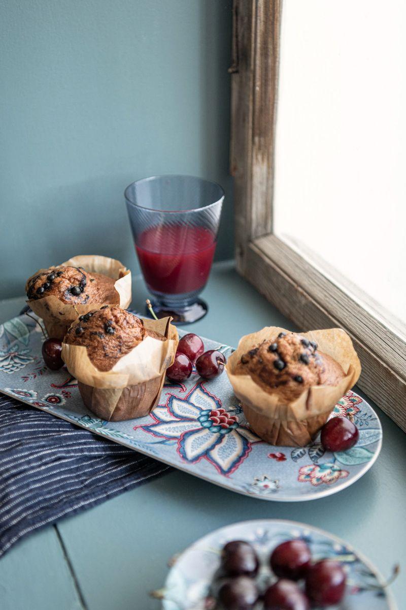 Pip Studio Flower Festival Rechthoekig Taartplateau Lichtblauw