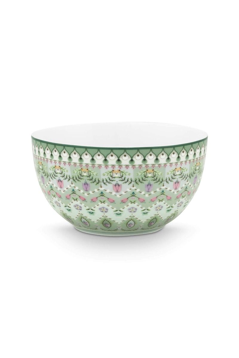 pip studio Kom Lily&Lotus Moon Delight Licht Groen 12cm Paars