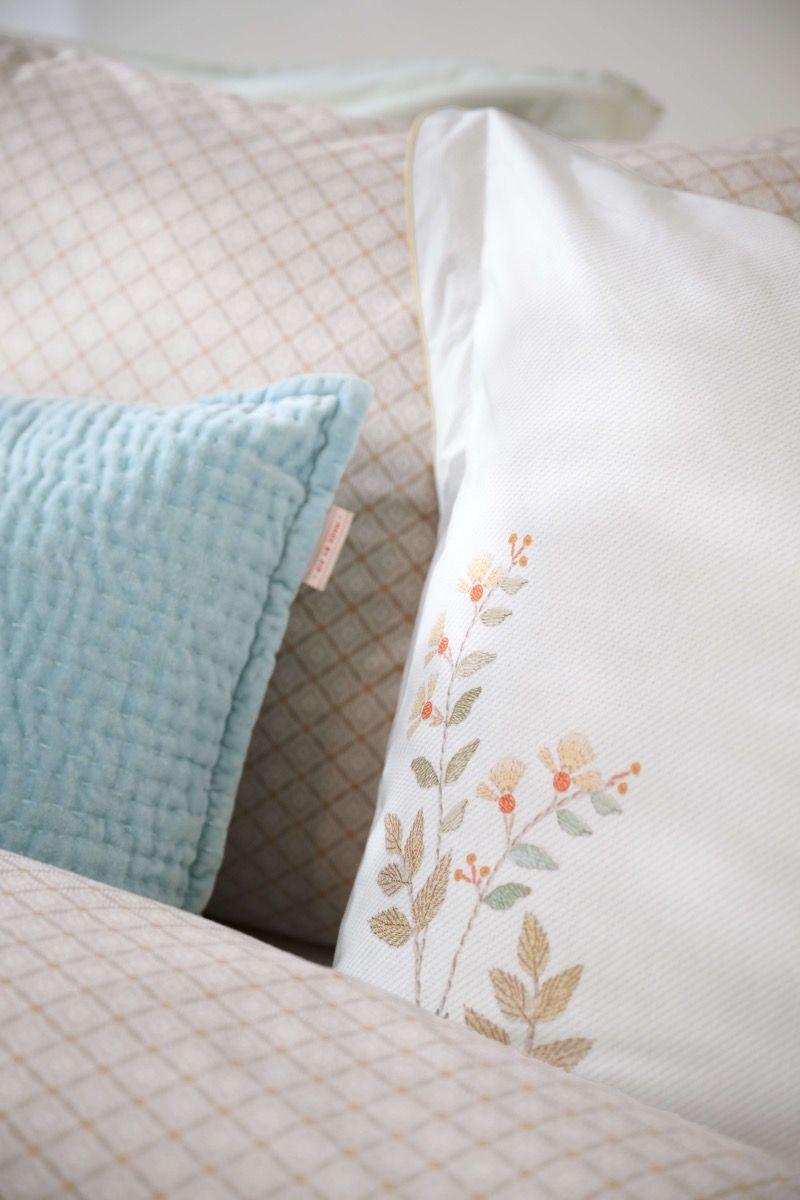 Pip Studio Kussensloop Campo De Flores Gebroken Wit
