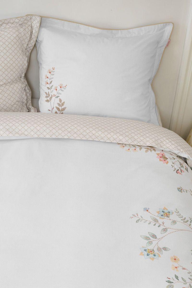 pip studio Kussensloop Campo de Flores Gebroken Wit