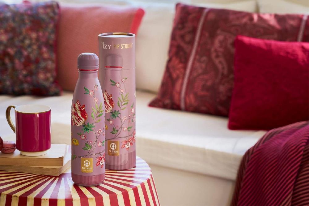Pip Studio La Dolce Vita Thermosfles Lila 500ml Rood
