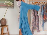 Pip Studio Naomi Kimono Petite Sumo Stripe Blauw Groen