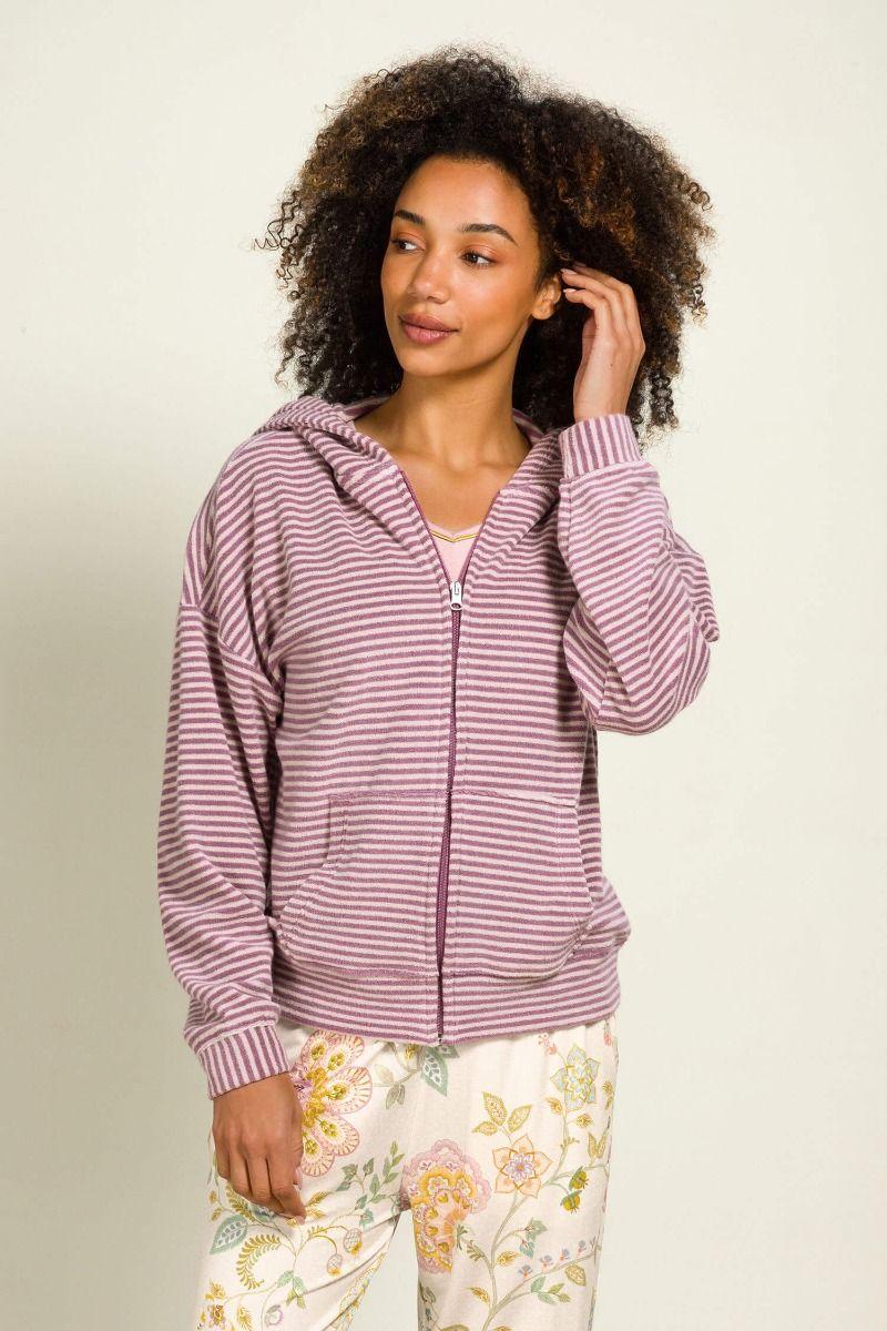 Pip Studio Nicolle Vest Little Sumo Stripe Lila Blauw