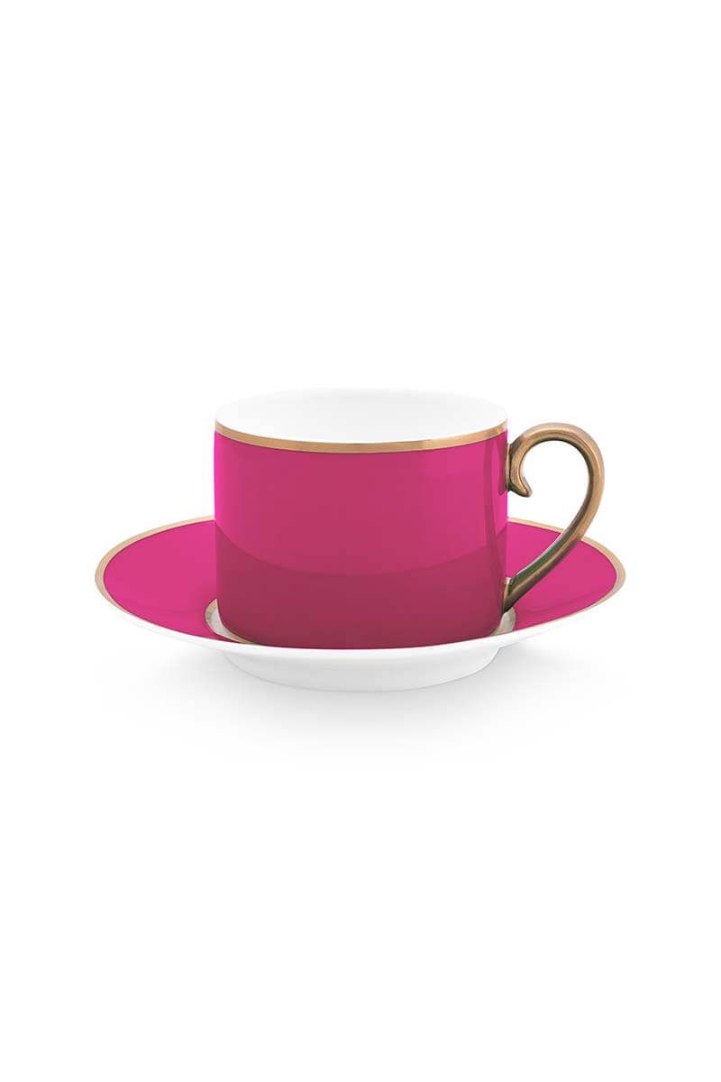 pip studio Pip Chique Cappuccino Kop & Schotel Roze Roze