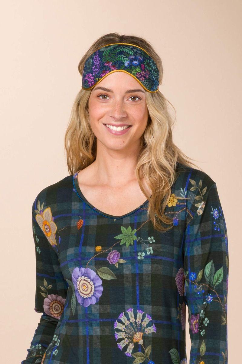 Pip Studio Alie Oogmasker Querida Donkerblauw Roze