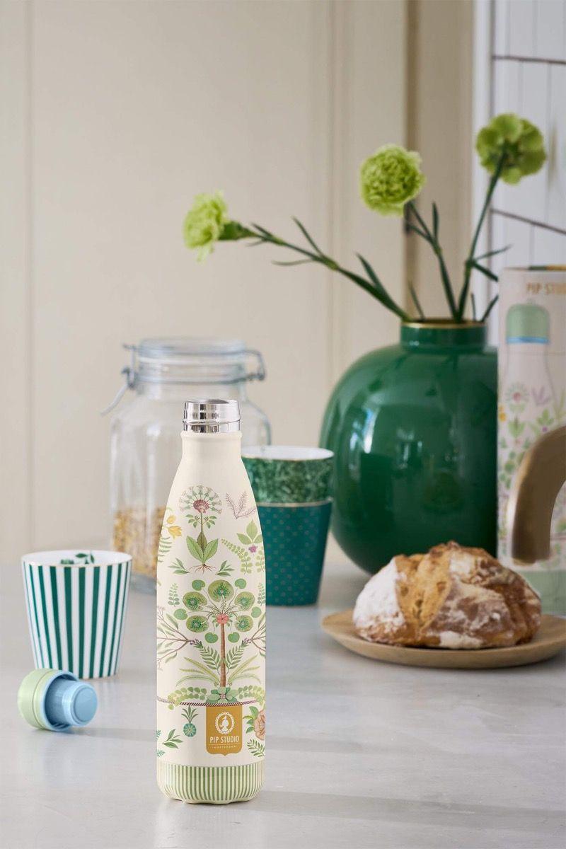 Pip Studio Bamboleo Thermosfles Groen 500ml Rood