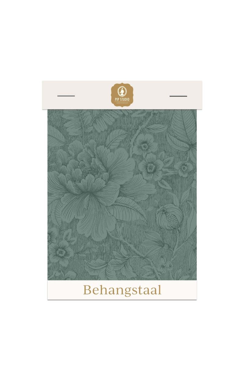pip studio Behangstaal Casa dei Fiori Donker Groen