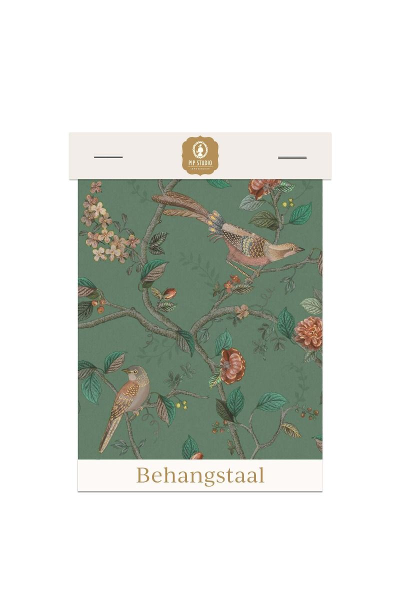 Pip Studio Behangstaal Good Nightingale Groen