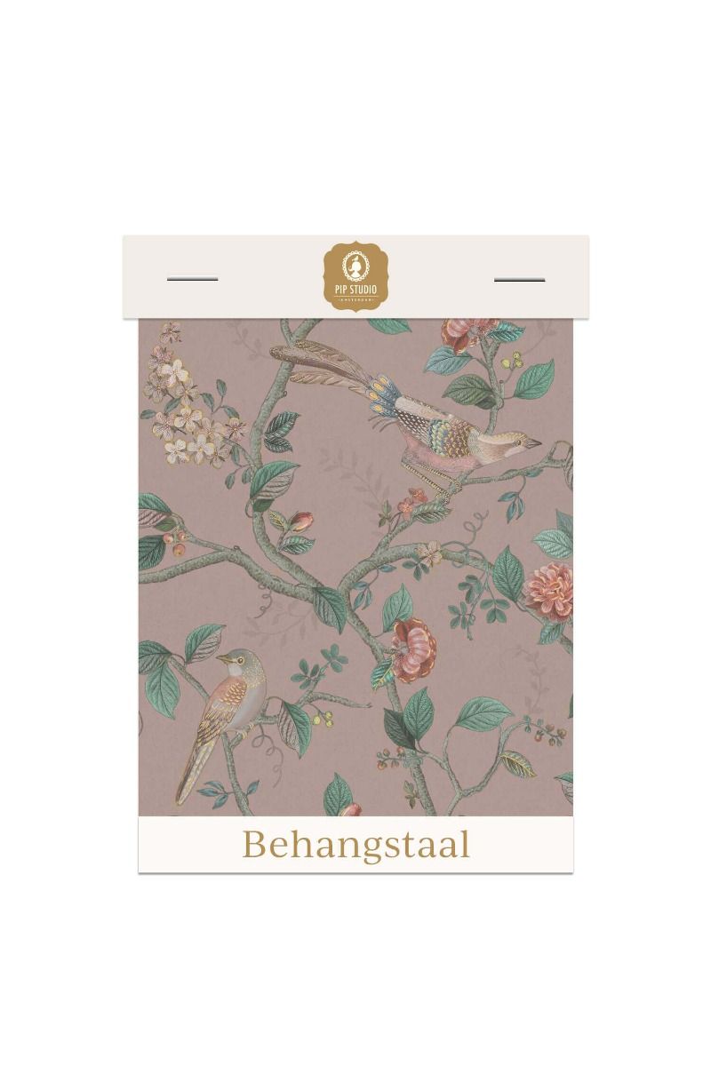 pip studio Behangstaal Good Nightingale Roze Mauve