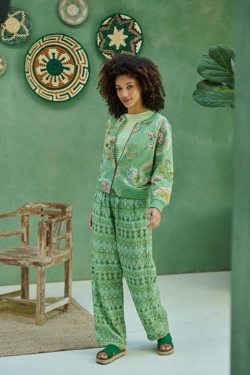 Pip Studio Belin Lange Broek Ashanti Groen Rood