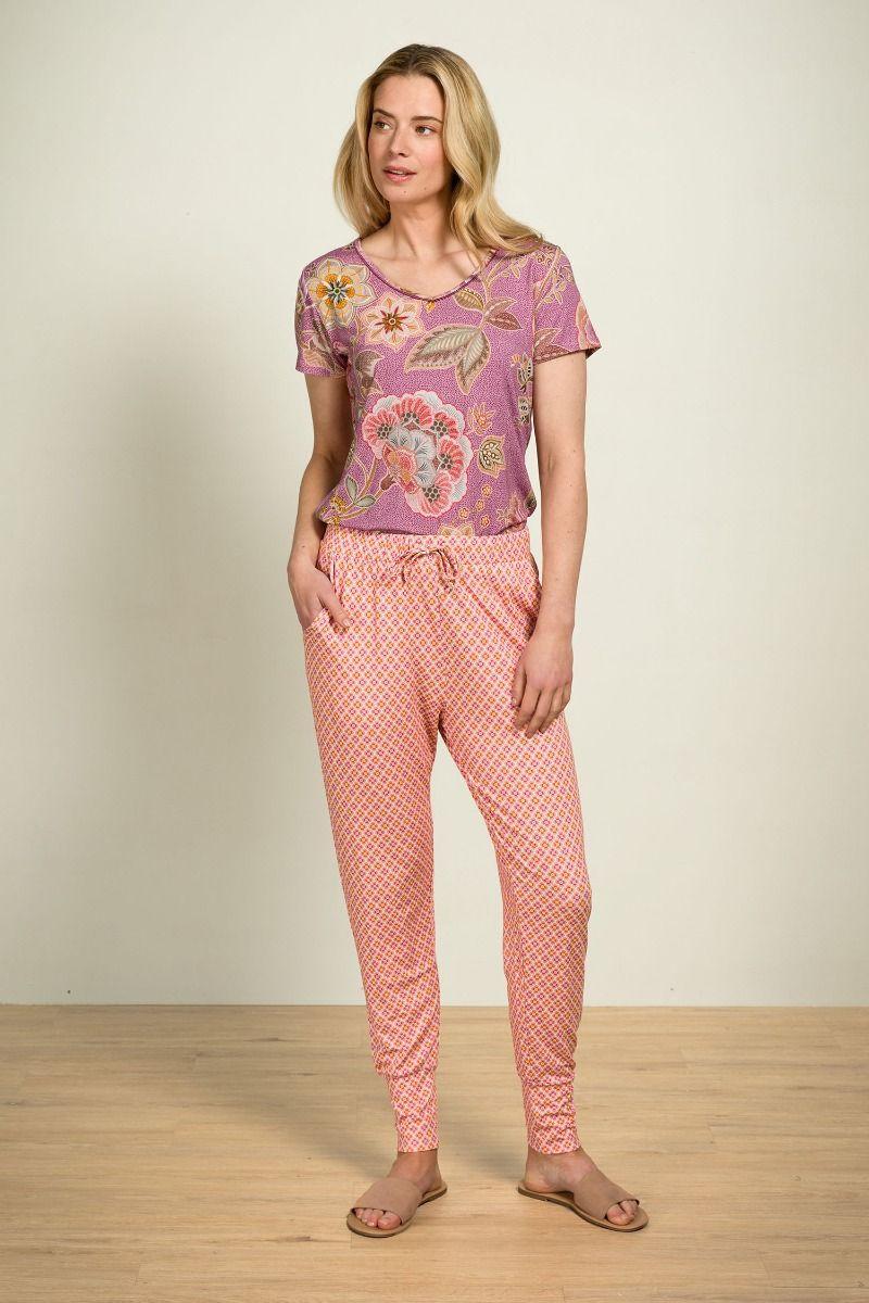 Pip Studio Bobien Lange Broek Mojo Roze Roze