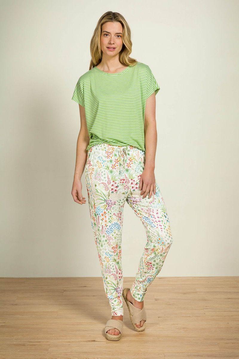 Pip Studio Bobien Lange Broek Querida Wit