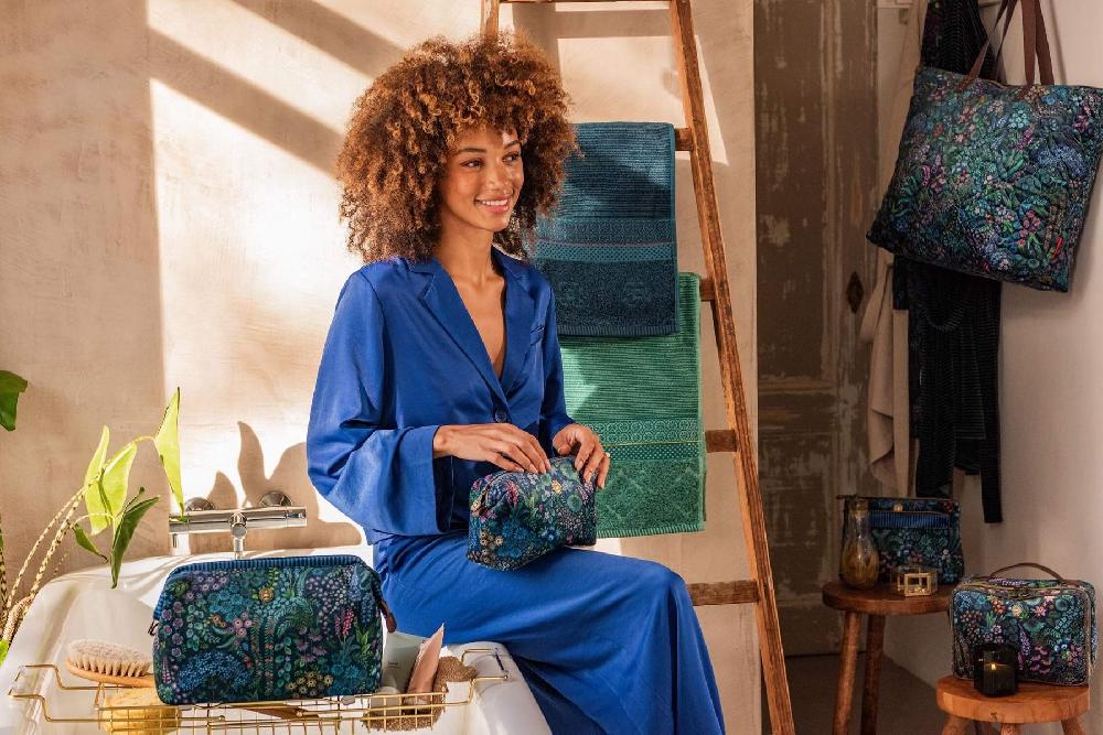 Pip Studio Casey Beauty Case Querida Donkerblauw