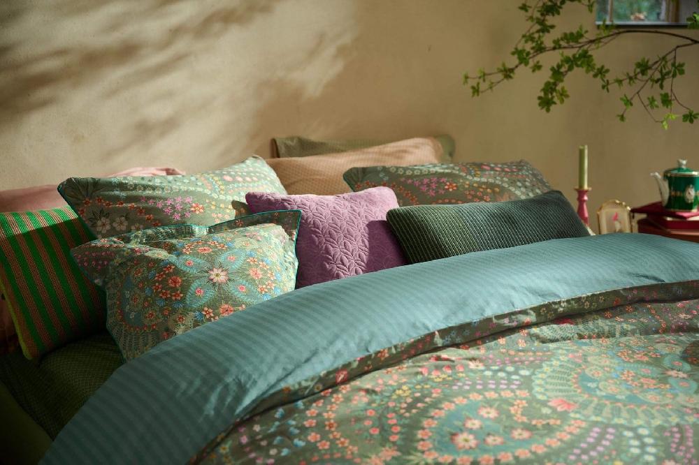 Pip Studio Dekbedovertrekset Alfombra Groen Blauw