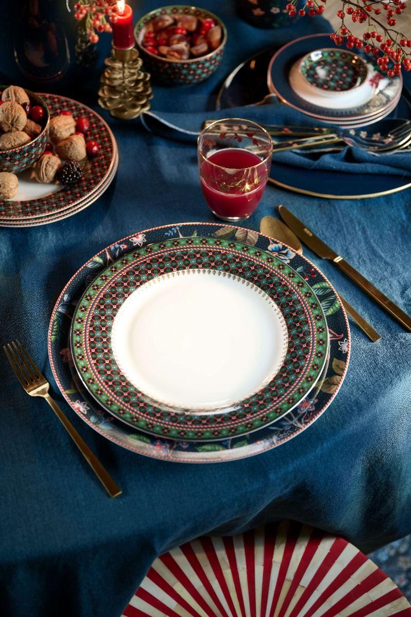 Pip Studio Dinerbord Clover Groen 26.5cm