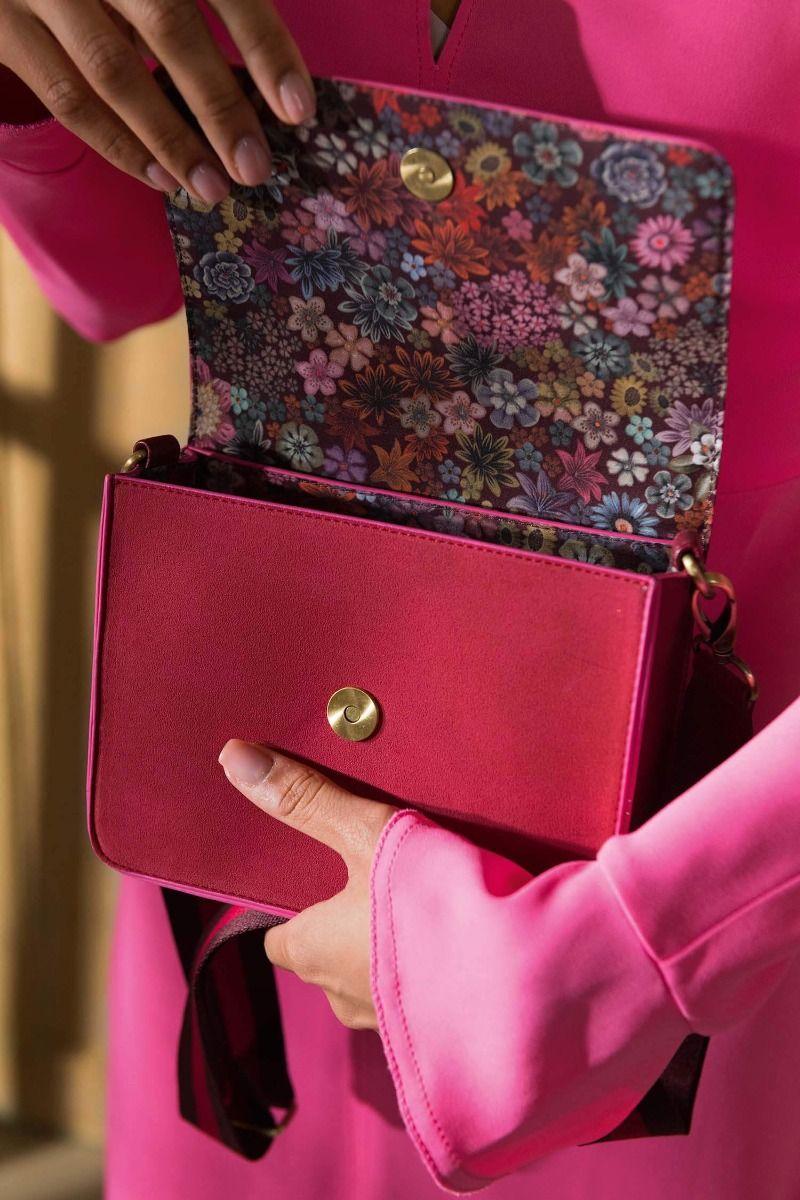 Pip Studio Fenna Schoudertas Klein Uni Rood Rood