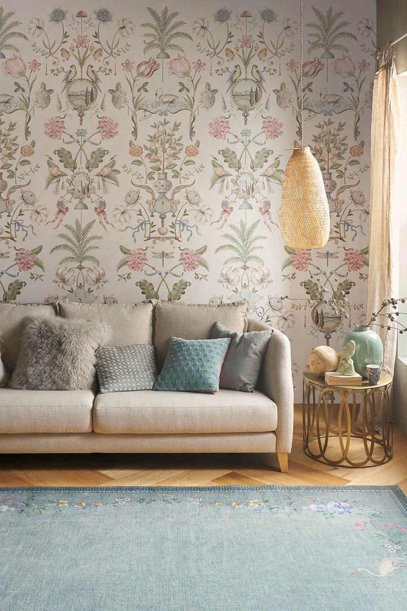 pip studio Pip Studio Festa di Lividonia Infinito Wallpower Gebroken Wit Wit