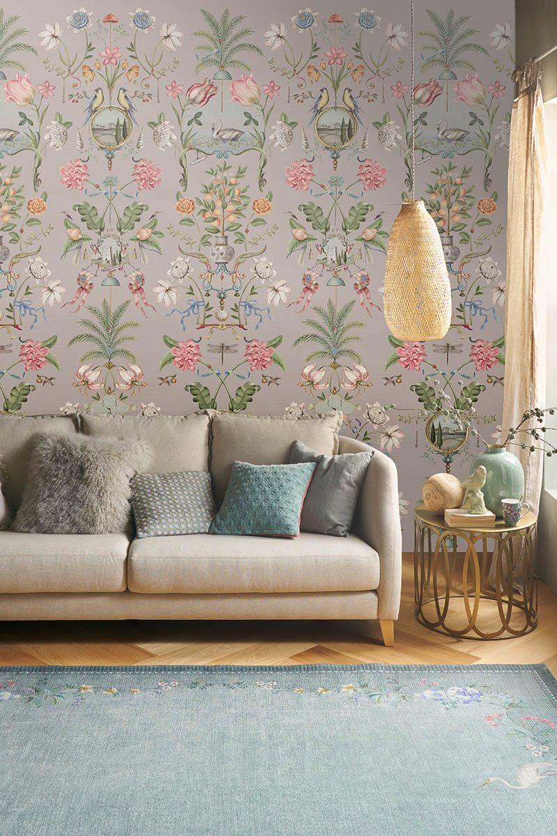 pip studio Pip Studio Festa di Lividonia Infinito Wallpower Licht Mauve Wit