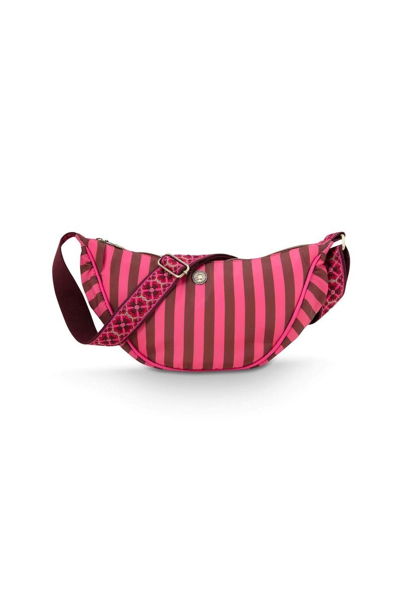 pip studio Freya Schoudertas Streep Roze Blauw