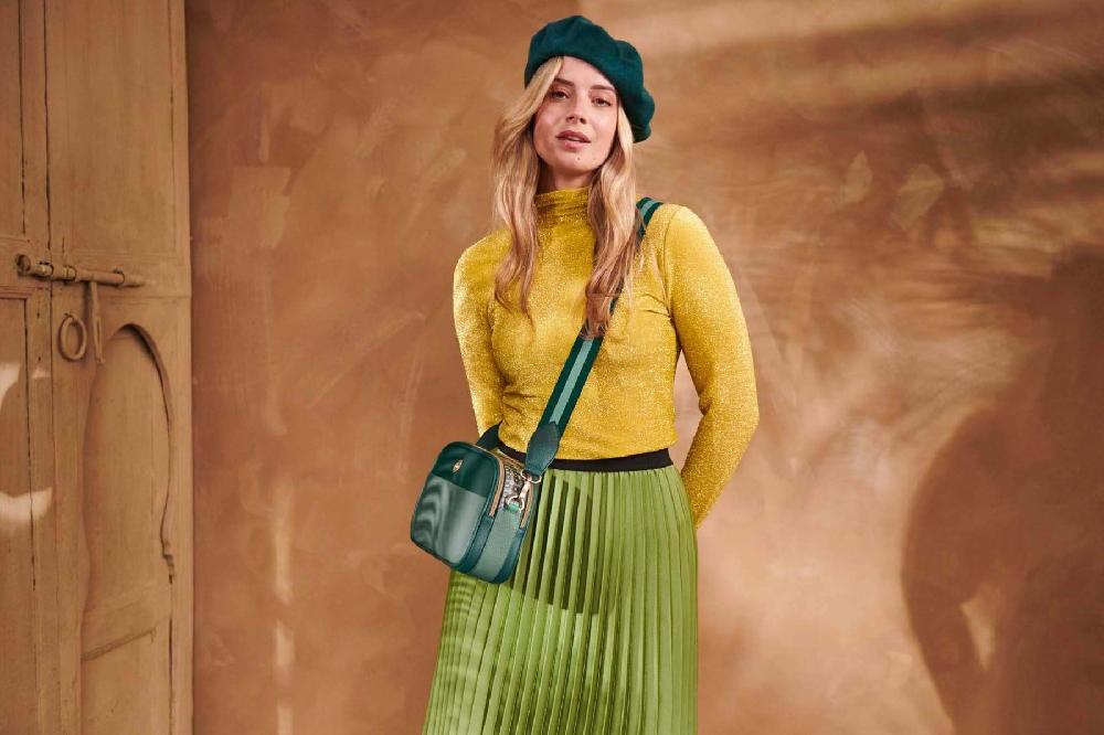 Pip Studio Frida Schoudertas Uni Groen Rood