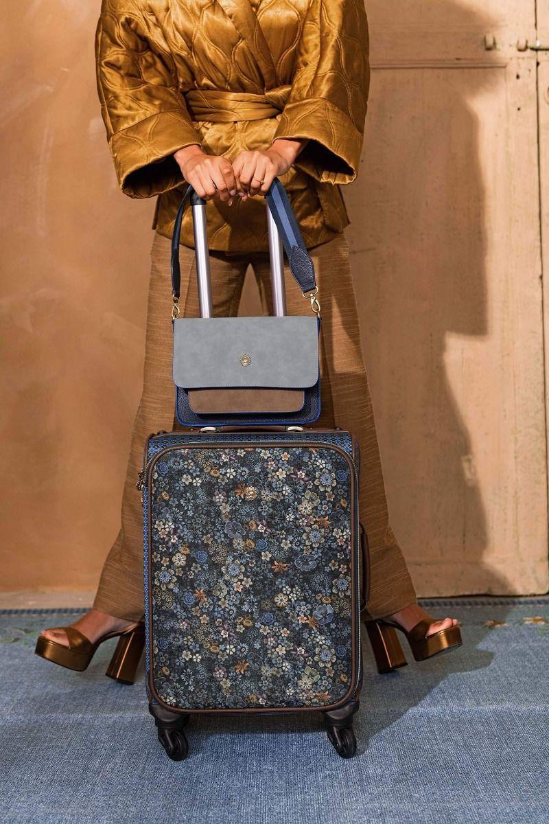 Pip Studio Koffer Tutti I Fiori Blauw Roze