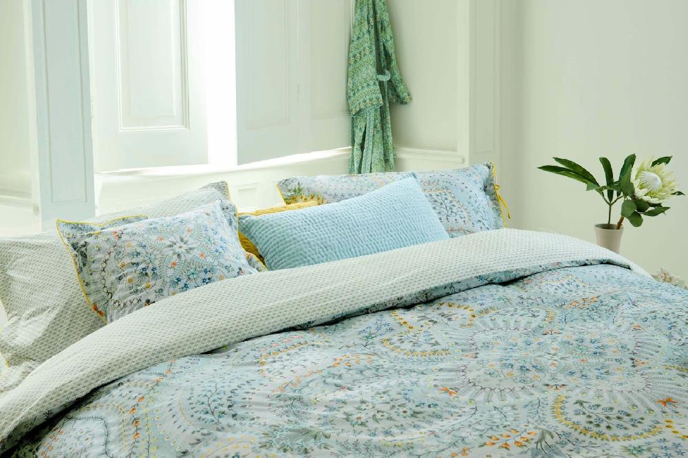 Pip Studio Kussensloop Alfombra Lichtblauw Zand