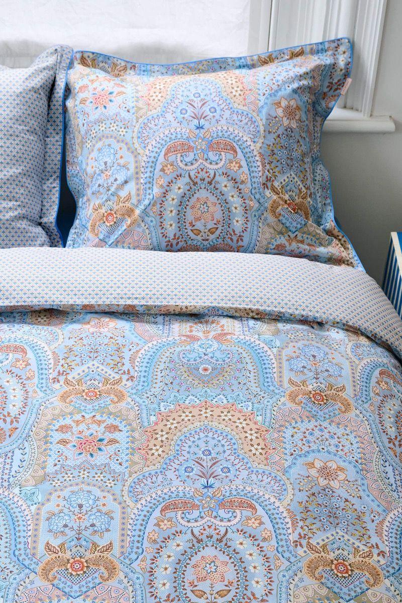 Pip Studio Kussensloop Jabali Flower Blauw Blauw